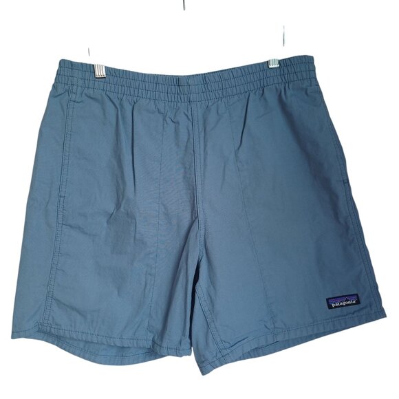 Patagonia Mens Shorts Blue Baggies Activewear Hiking Swim Size Medium - Picture 1 of 7